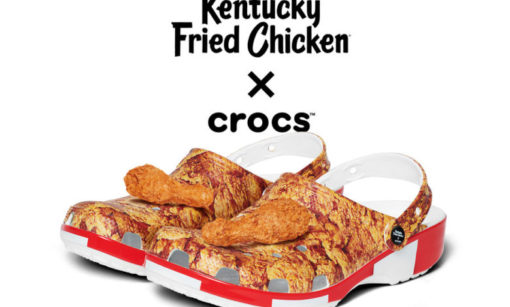 KFC partnered with Crocs to introduce this spring’s hottest shoes – Kentucky Fried Chicken® X Crocs™ Clogs. Featuring a realistic Kentucky Fried Chicken pattern and a nod to the iconic red-striped bucket, the Kentucky Fried Chicken X Crocs Classic Clog will be available for consumer purchase spring 2020.